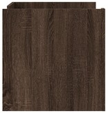 VidaXL Salontafel 80x50x50 cm bewerkt hout bruin eikenkleur