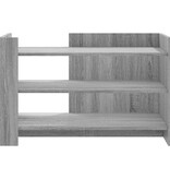 VidaXL Salontafel 80x50x50 cm bewerkt hout grijs sonoma eikenkleur
