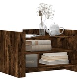 VidaXL Salontafel 80x50x50 cm bewerkt hout gerookt eikenkleurig