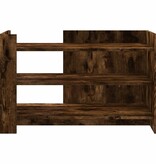 VidaXL Salontafel 80x50x50 cm bewerkt hout gerookt eikenkleurig