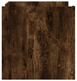 VidaXL Salontafel 80x50x50 cm bewerkt hout gerookt eikenkleurig