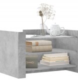 VidaXL Salontafel 80x50x50 cm bewerkt hout betongrijs