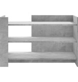 VidaXL Salontafel 80x50x50 cm bewerkt hout betongrijs