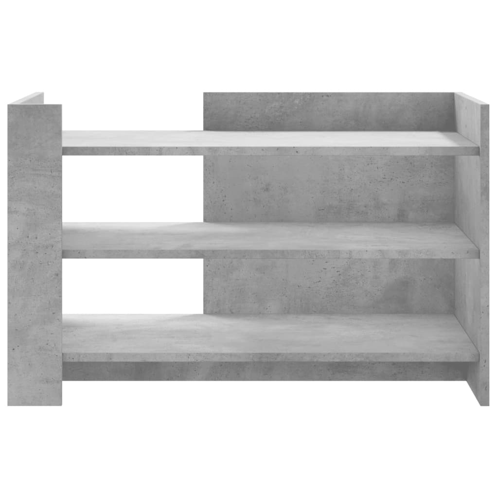 VidaXL Salontafel 80x50x50 cm bewerkt hout betongrijs
