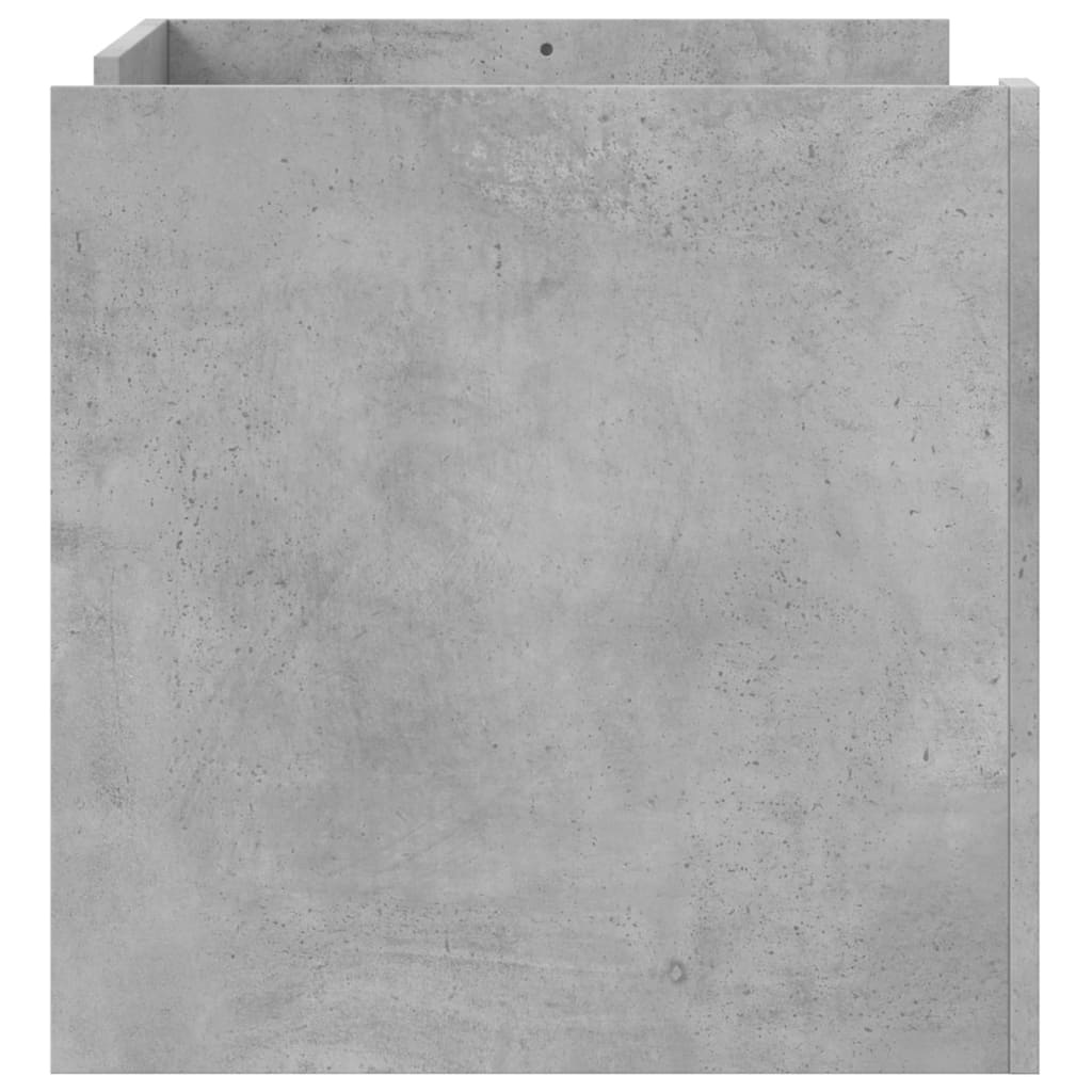 VidaXL Salontafel 80x50x50 cm bewerkt hout betongrijs