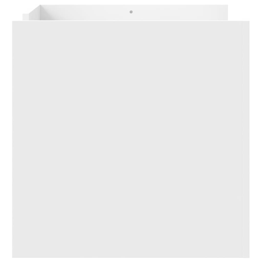 VidaXL Salontafel 80x50x50 cm bewerkt hout wit
