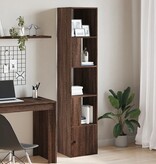 VidaXL Boekenkast 40x36x189 cm bewerkt hout bruin eikenkleurig