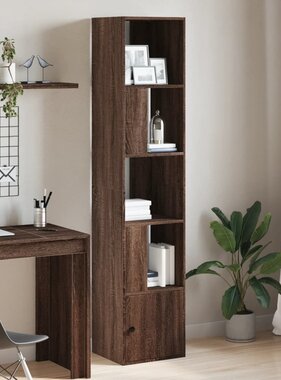 VidaXL Boekenkast 40x36x189 cm bewerkt hout bruin eikenkleurig
