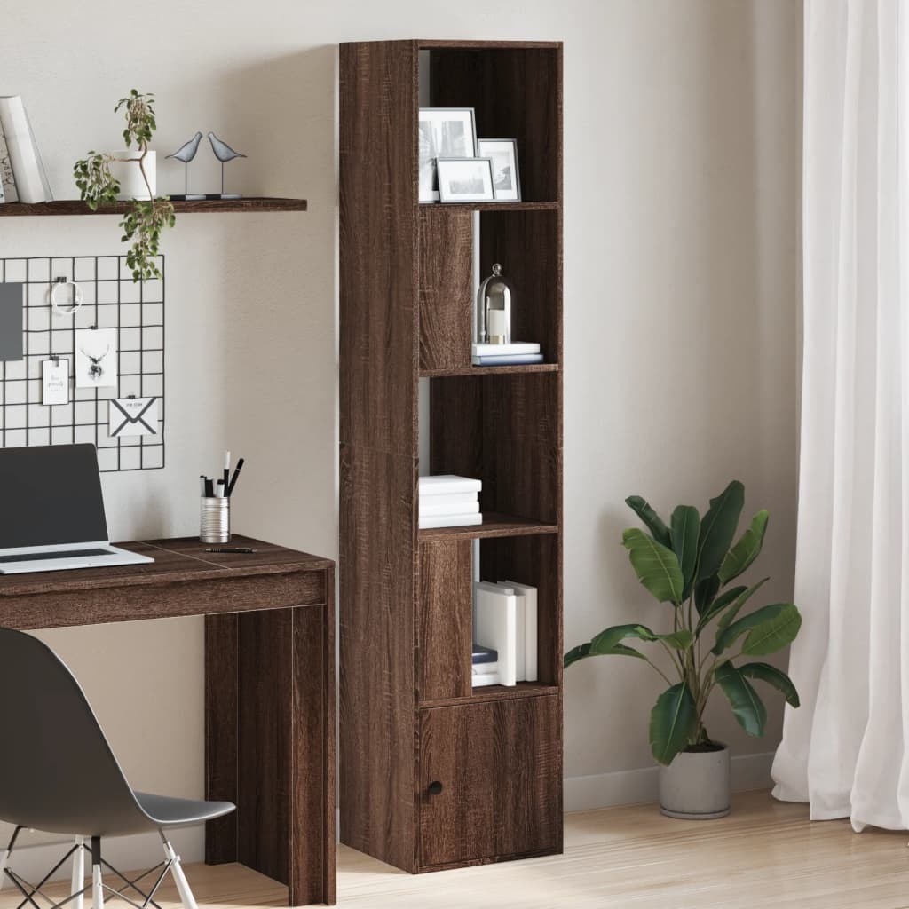 VidaXL Boekenkast 40x36x189 cm bewerkt hout bruin eikenkleurig
