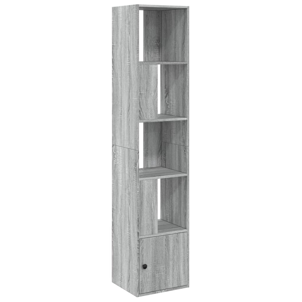 VidaXL Boekenkast 40x36x189 cm bewerkt hout grijs sonoma eikenkleurig