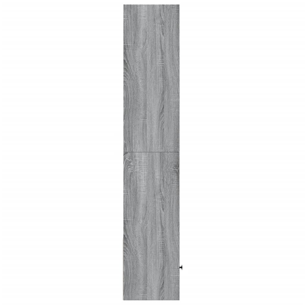 VidaXL Boekenkast 40x36x189 cm bewerkt hout grijs sonoma eikenkleurig