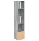 VidaXL Boekenkast 40x36x189 cm bewerkt hout grijs sonoma eikenkleurig