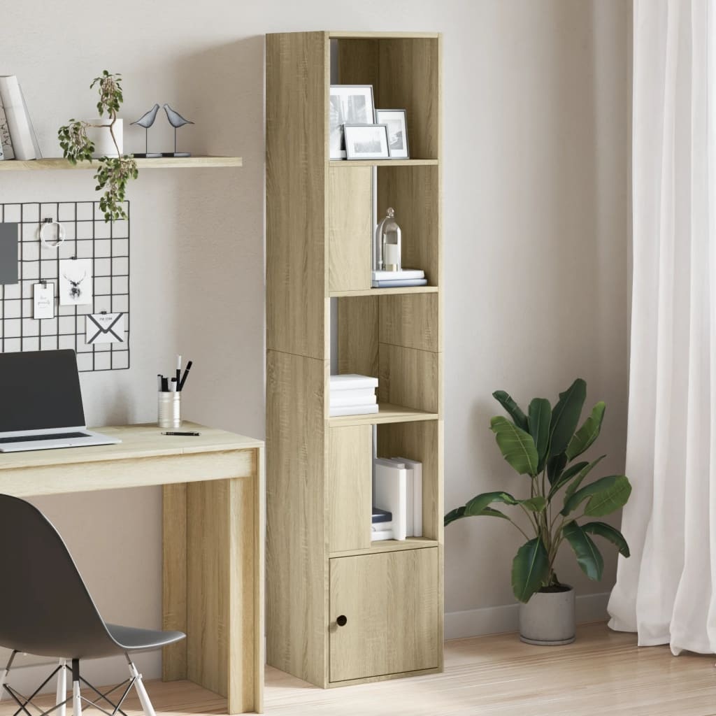 VidaXL Boekenkast 40x36x189 cm bewerkt hout sonoma eikenkleurig