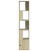 VidaXL Boekenkast 40x36x189 cm bewerkt hout sonoma eikenkleurig