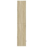 VidaXL Boekenkast 40x36x189 cm bewerkt hout sonoma eikenkleurig