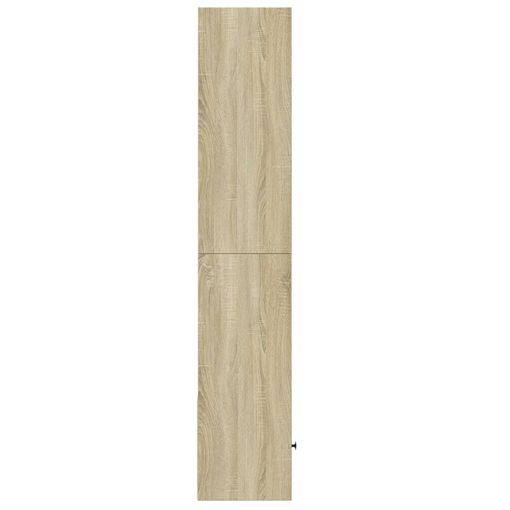 VidaXL Boekenkast 40x36x189 cm bewerkt hout sonoma eikenkleurig