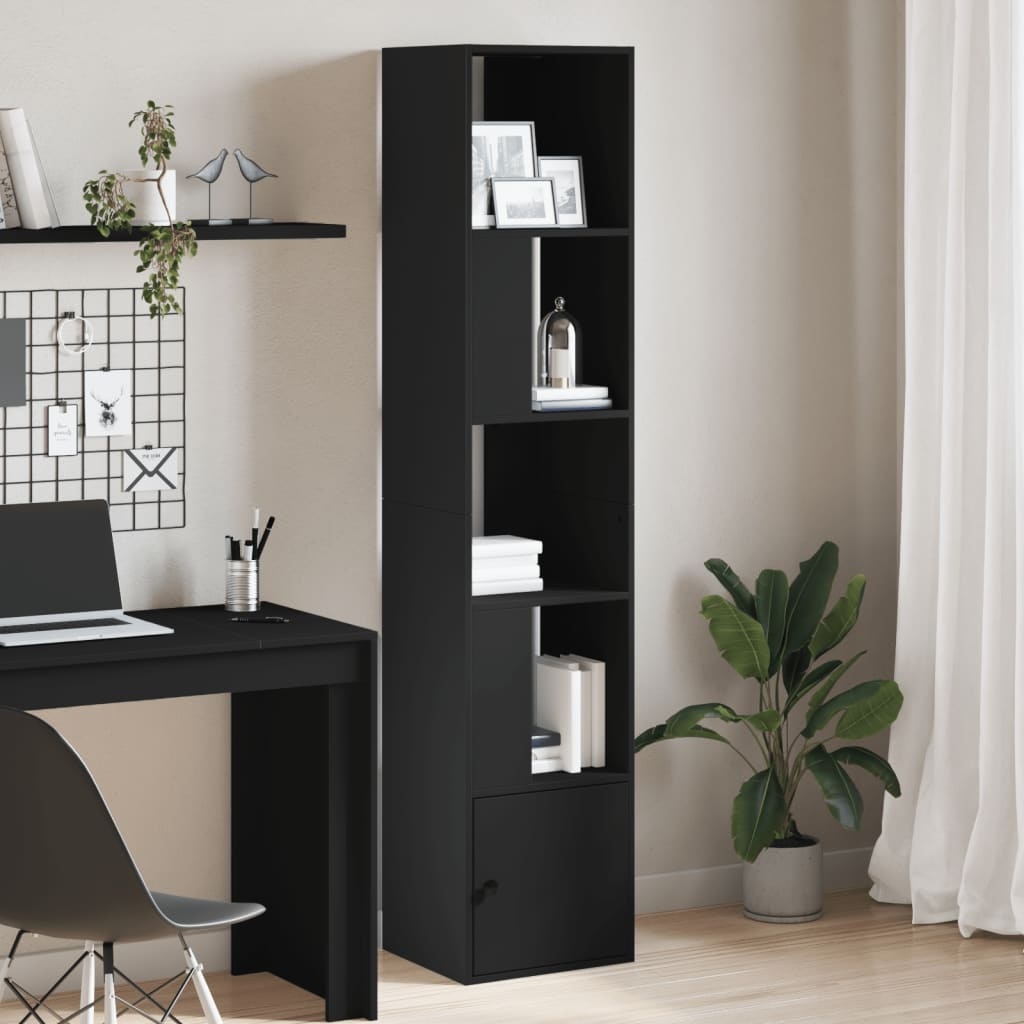 VidaXL Boekenkast 40x36x189 cm bewerkt hout zwart