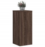 vidaXL Plantenstandaards 2 st 30x30x70 cm bewerkt hout bruin eiken