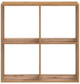 VidaXL Boekenkast 68,5x32x68,5 cm bewerkt hout artisanaal eikenkleurig