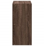 VidaXL Boekenkast 68,5x32x68,5 cm bewerkt hout bruin eikenkleur