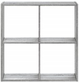 VidaXL Boekenkast 68,5x32x68,5 cm bewerkt hout grijs sonoma eiken