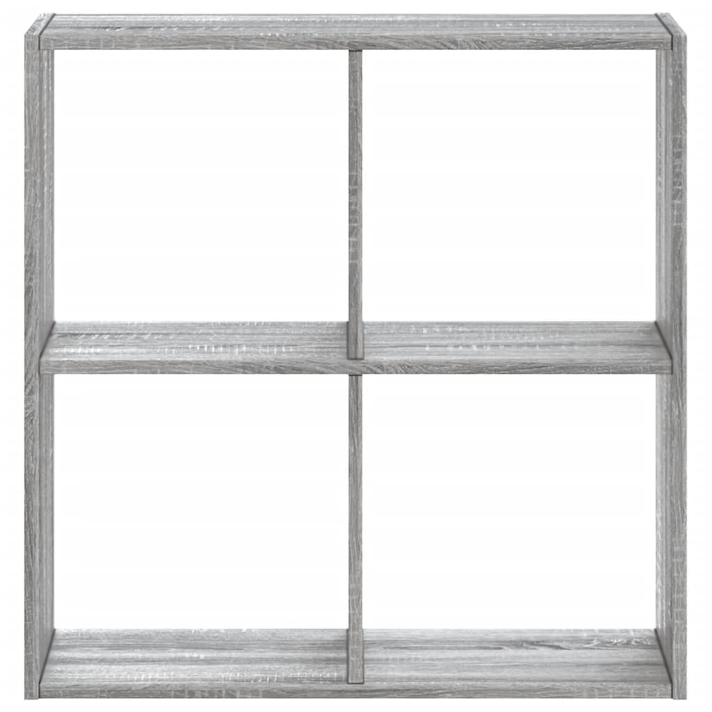 VidaXL Boekenkast 68,5x32x68,5 cm bewerkt hout grijs sonoma eiken