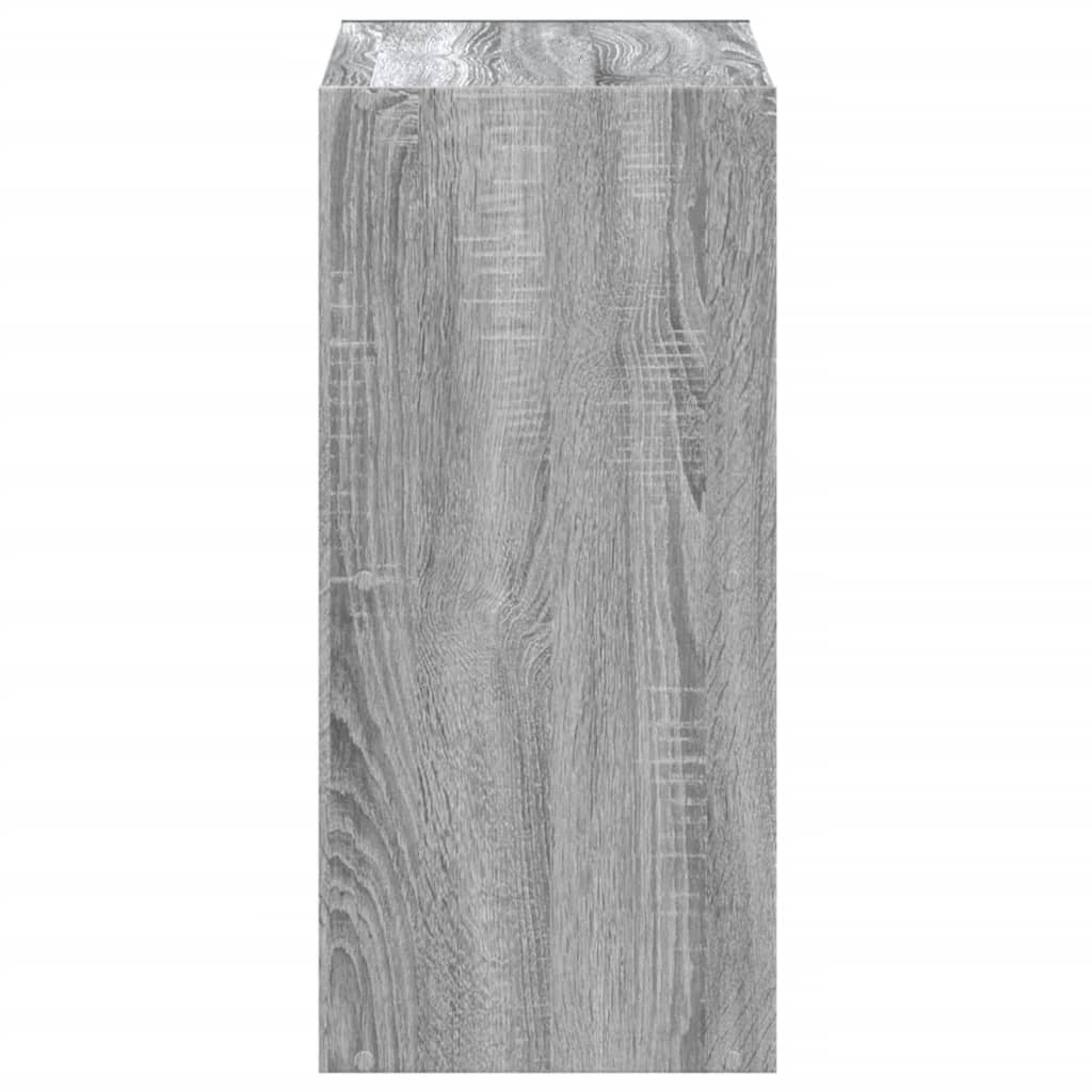 VidaXL Boekenkast 68,5x32x68,5 cm bewerkt hout grijs sonoma eiken