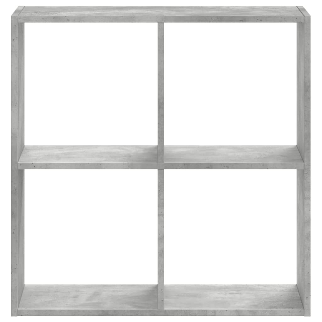 VidaXL Boekenkast 68,5x32x68,5 cm bewerkt hout betongrijs