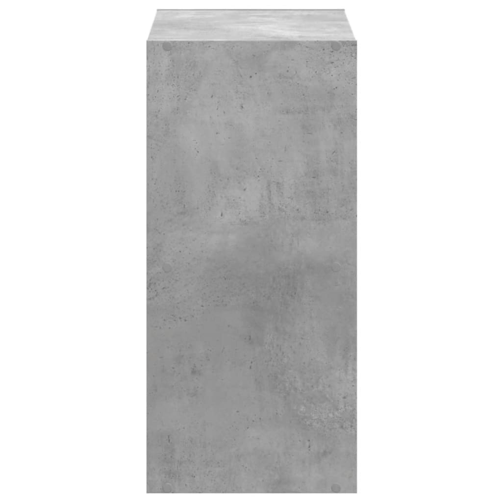 VidaXL Boekenkast 68,5x32x68,5 cm bewerkt hout betongrijs