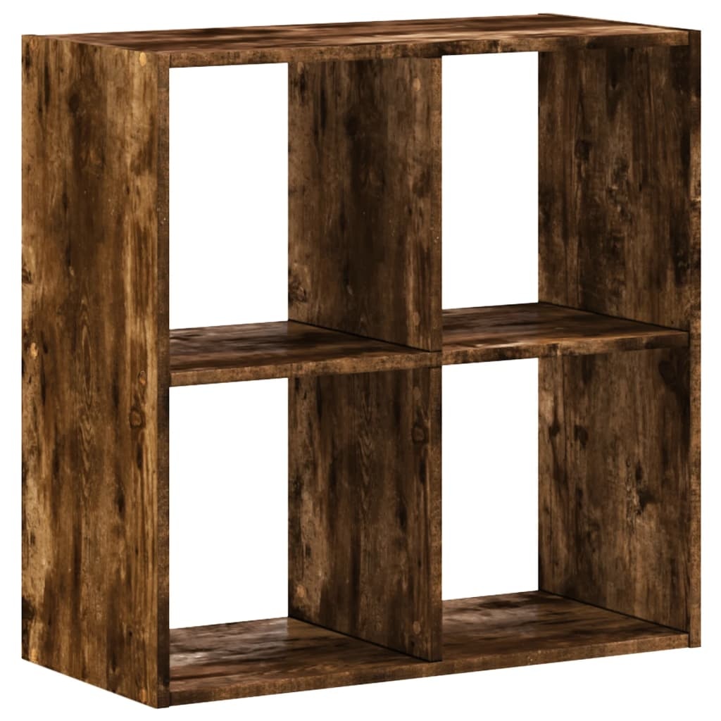 VidaXL Boekenkast 68,5x32x68,5 cm bewerkt hout gerookt eikenkleurig