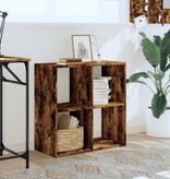 VidaXL Boekenkast 68,5x32x68,5 cm bewerkt hout gerookt eikenkleurig