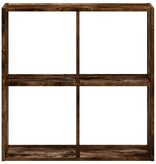 VidaXL Boekenkast 68,5x32x68,5 cm bewerkt hout gerookt eikenkleurig