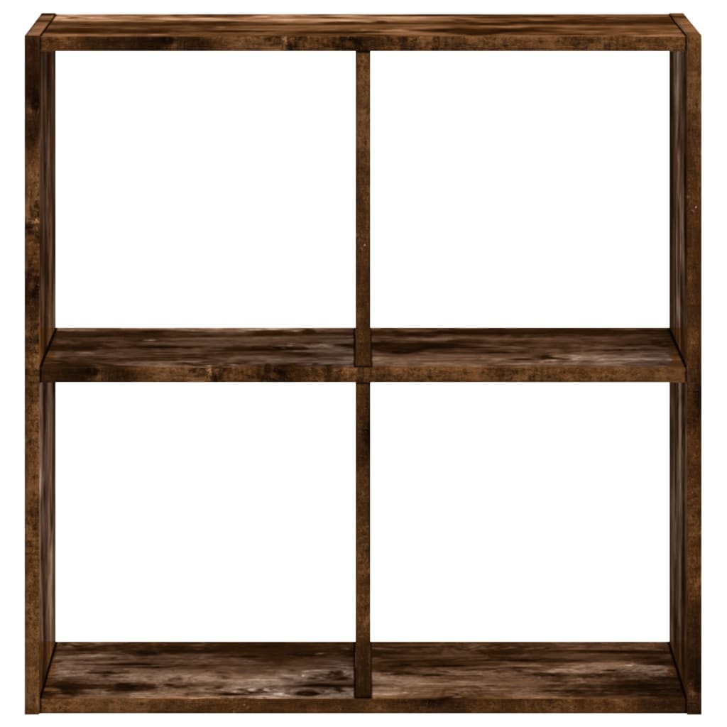 VidaXL Boekenkast 68,5x32x68,5 cm bewerkt hout gerookt eikenkleurig