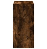 VidaXL Boekenkast 68,5x32x68,5 cm bewerkt hout gerookt eikenkleurig