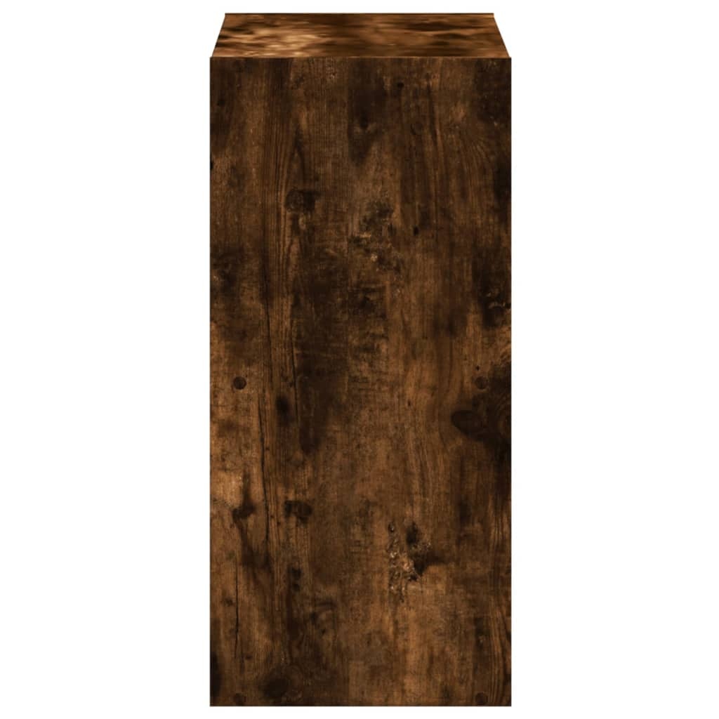 VidaXL Boekenkast 68,5x32x68,5 cm bewerkt hout gerookt eikenkleurig