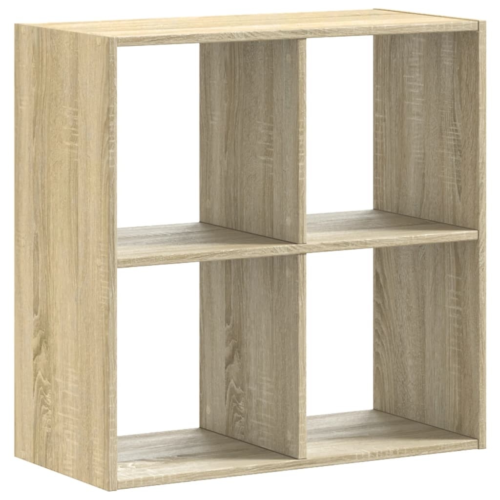 VidaXL Boekenkast 68,5x32x68,5 cm bewerkt hout sonoma eikenkleurig