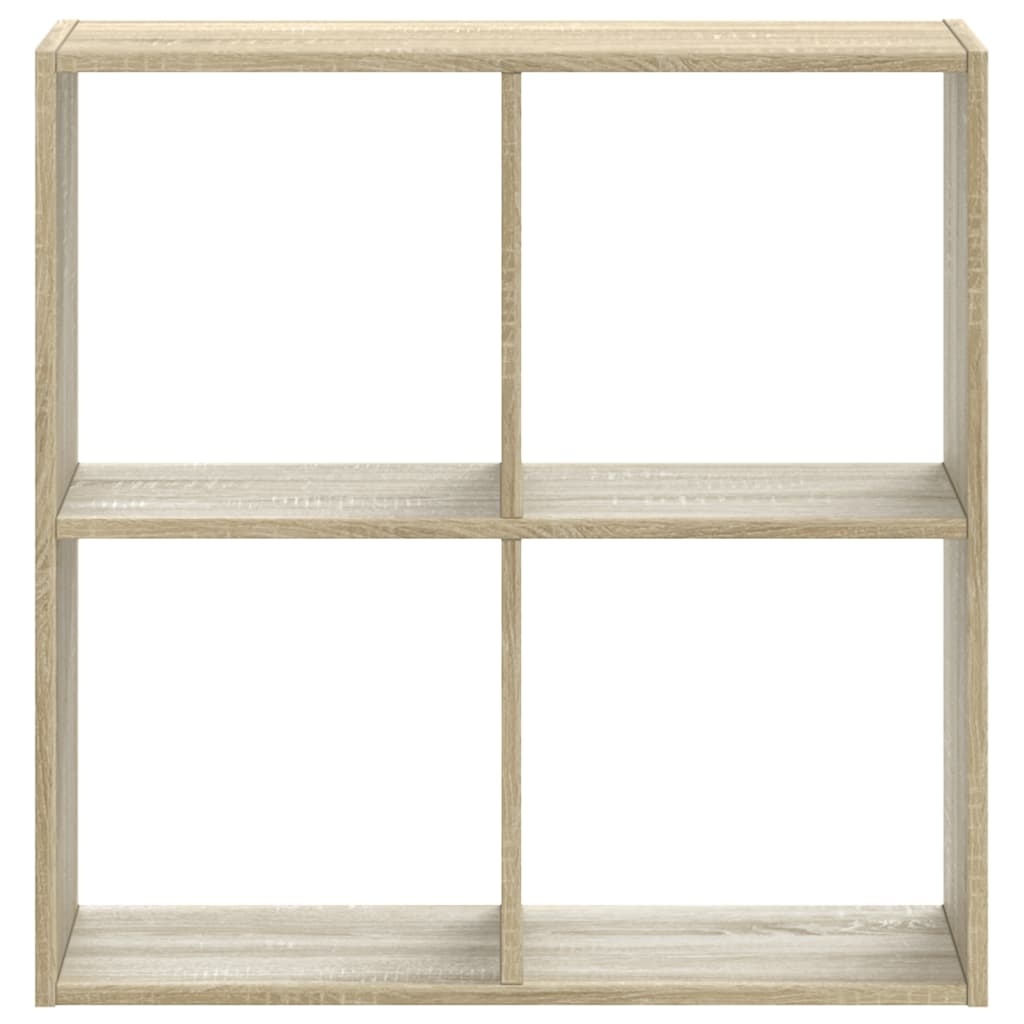 VidaXL Boekenkast 68,5x32x68,5 cm bewerkt hout sonoma eikenkleurig