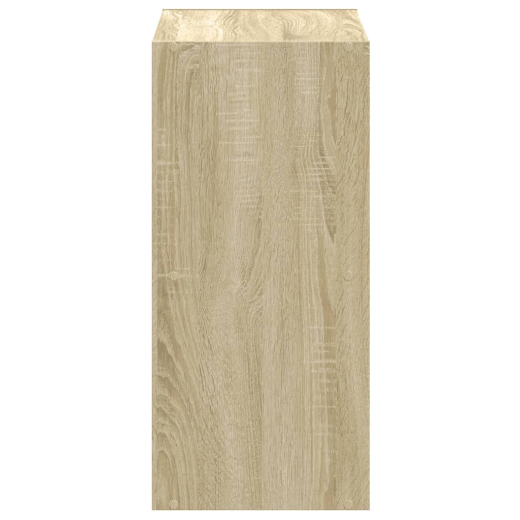 VidaXL Boekenkast 68,5x32x68,5 cm bewerkt hout sonoma eikenkleurig