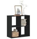 VidaXL Boekenkast 68,5x32x68,5 cm bewerkt hout zwart