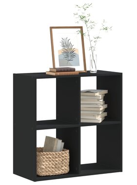 VidaXL Boekenkast 68,5x32x68,5 cm bewerkt hout zwart