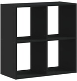 VidaXL Boekenkast 68,5x32x68,5 cm bewerkt hout zwart