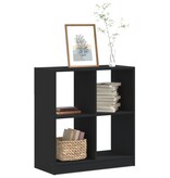VidaXL Boekenkast 68,5x32x75 cm bewerkt hout zwart