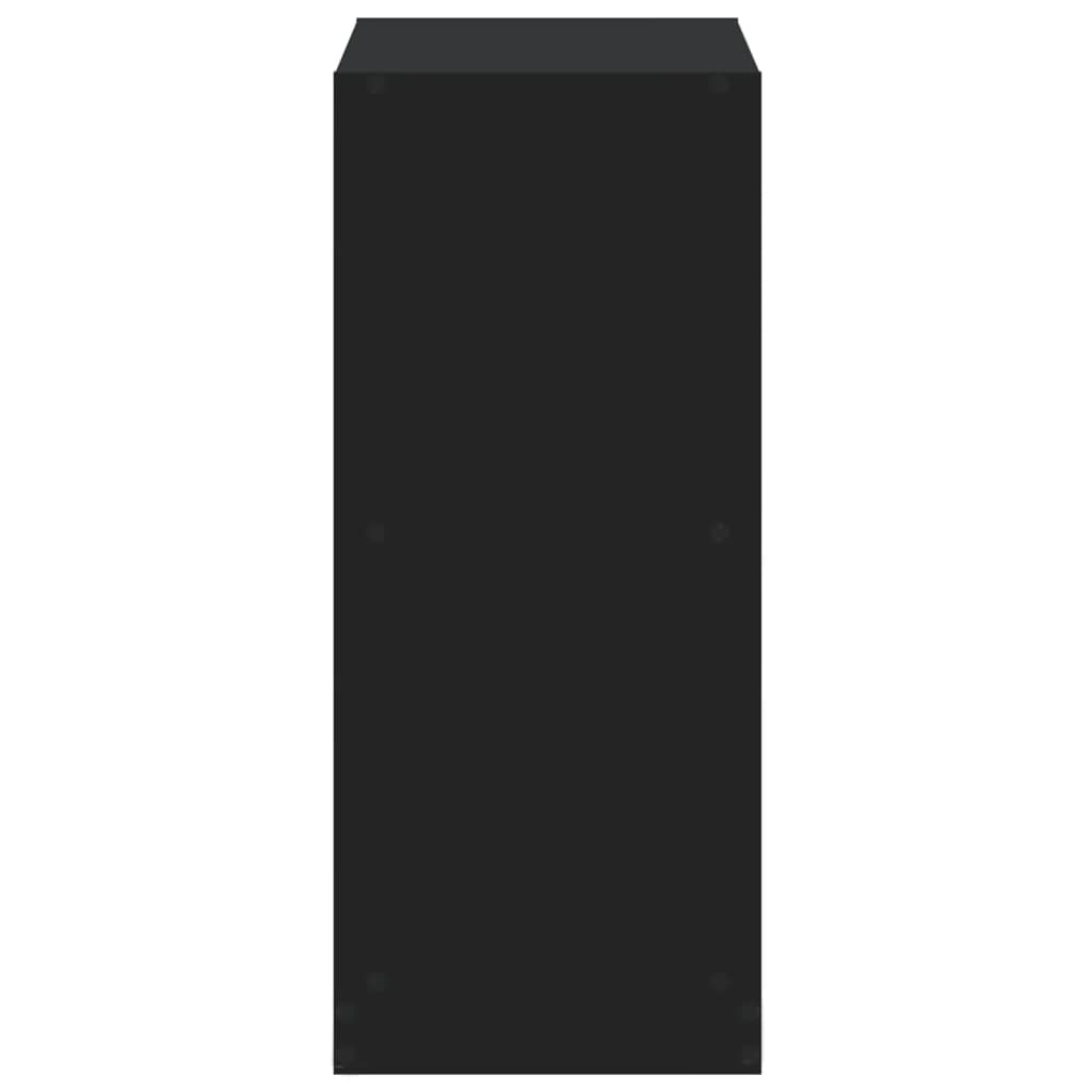 VidaXL Boekenkast 68,5x32x75 cm bewerkt hout zwart