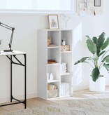 VidaXL Boekenkast 50x25x105 cm bewerkt hout wit