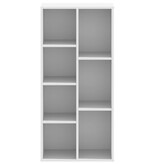 VidaXL Boekenkast 50x25x105 cm bewerkt hout wit