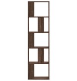VidaXL Boekenkast 5-laags 45x23,5x162,5 cm hout bruin eikenkleurig