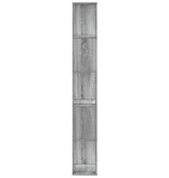 VidaXL Boekenkast 5-laags 45x23,5x162,5 cm bewerkt hout grijs sonoma