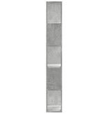 VidaXL Boekenkast 5-laags 45x23,5x162,5 cm bewerkt hout betongrijs
