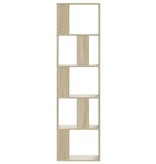 VidaXL Boekenkast 5-laags 45x23,5x162,5 cm bewerkt hout sonoma eiken