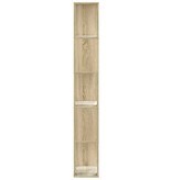 VidaXL Boekenkast 5-laags 45x23,5x162,5 cm bewerkt hout sonoma eiken